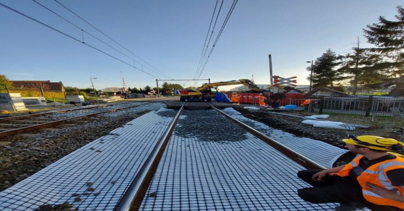 PP combigrid composite,soil reinforcement grid,stabilization geocomposite,civil engineering geosynthetics
