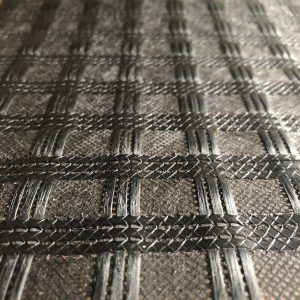Fiberglass geogrid knitted with nonwoven geotextile-1 Fiberglass Geogrid Knitted With Nonwoven Geotextile
