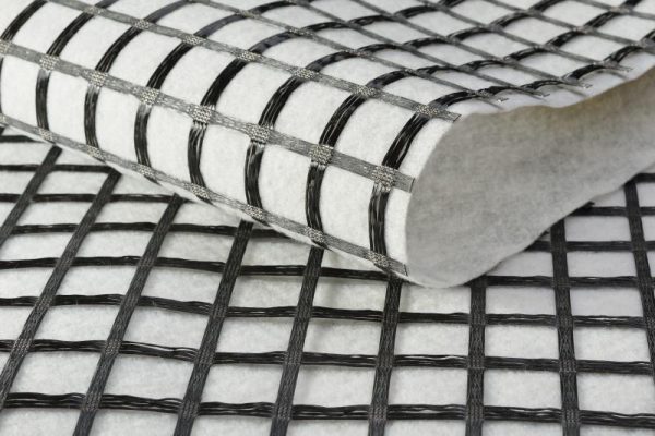 Polyester Geogrid Composite With Non Woven Geotextile