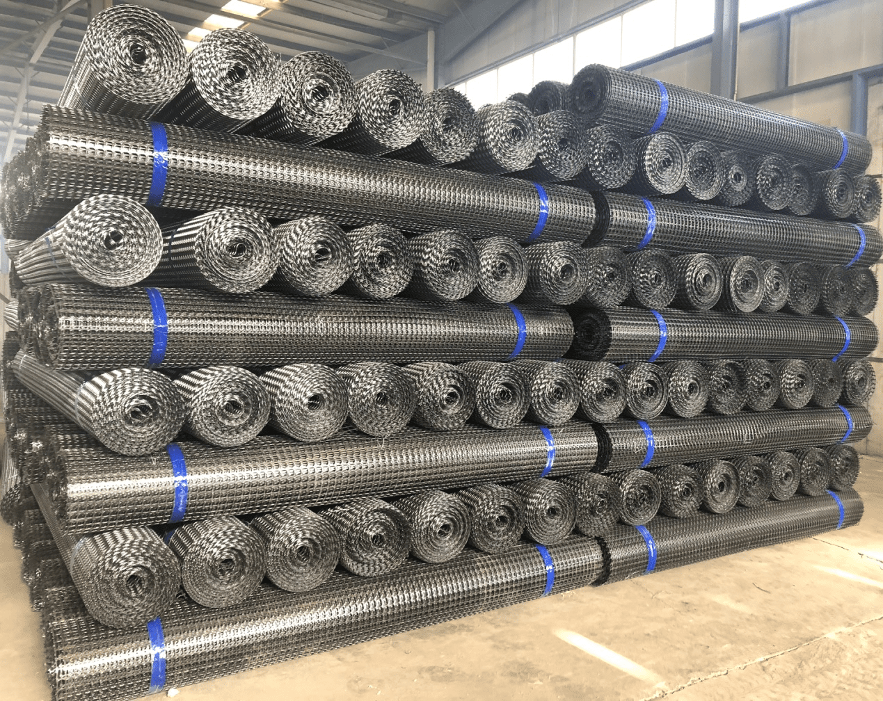 PP biaxial geogrid,biaxial geogrid manufacturer,road base reinforcement geogrid,soil stabilization geogrid