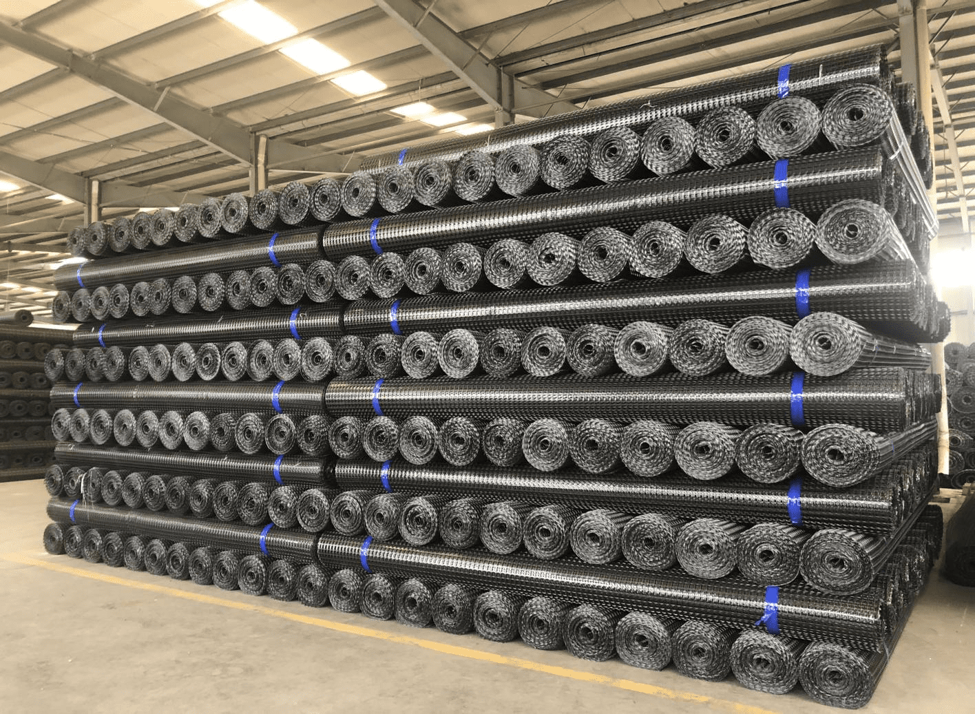 PP biaxial geogrid BX1200,BX1200 geogrid,soil reinforcement geogrid,road construction geogrid