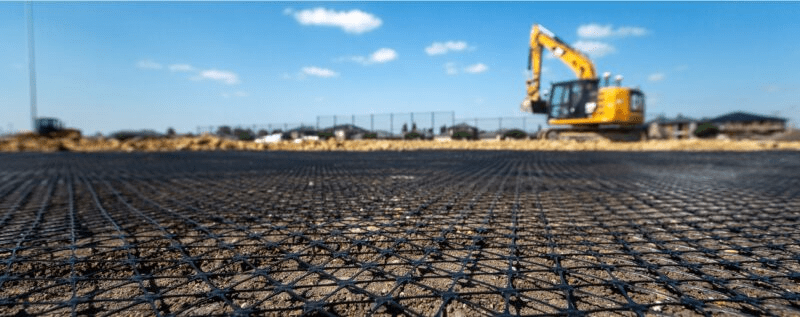 PP triaxial geogrid,triaxial geogrid manufacturer,load distribution geogrid,ground stabilization grid